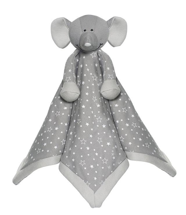 Diinglisar Organic Snuttefilt, Elefant från Teddykompaniet